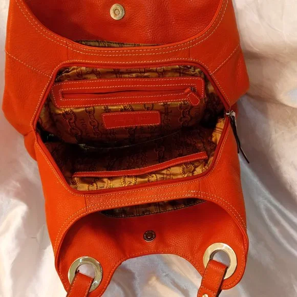 * Tignanello - LEATHER ORANGE PINK - Picture 8 of 16